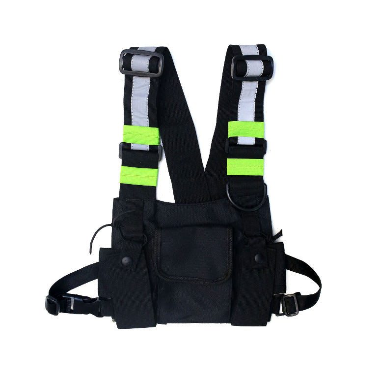 Women's & Men's Street Function Vest Tide Cool Personality Waist Packs