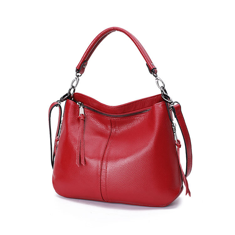 Women's Large Capacity Genuine Leather First Layer Handbags