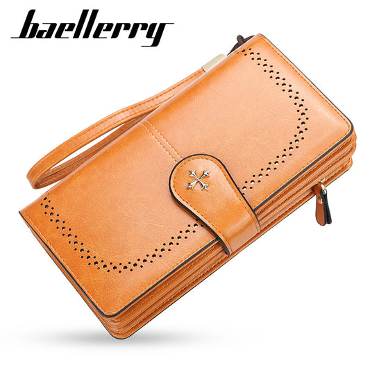 Beautiful Slouchy Women's Korean Zipper Mobile Ladies Wallets