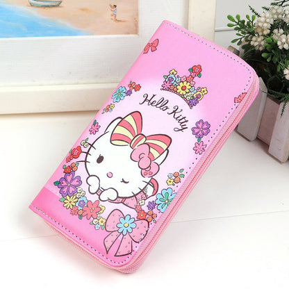 Women's Trend Creative Cartoon Cat Zipper Ladies Wallets