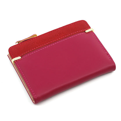 Women's Fashion Short Zip Korean Style Simple Ladies Wallets