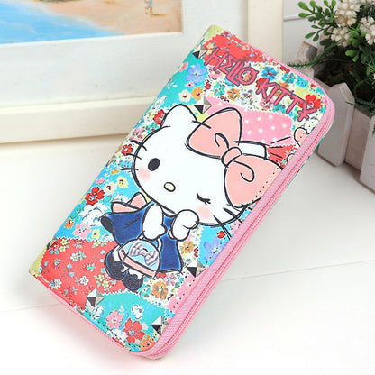 Women's Trend Creative Cartoon Cat Zipper Ladies Wallets