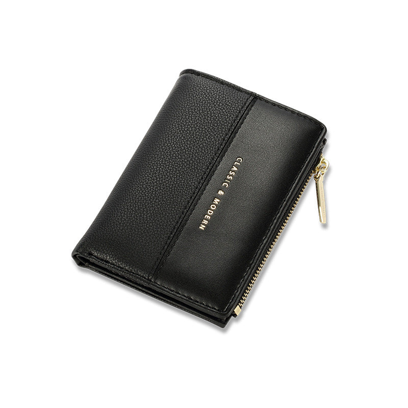 Women's Short And Simple Multiple Slots Ladies Wallets