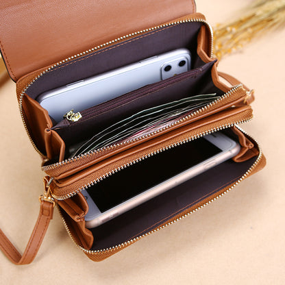 Women's Popular Stylish Korean Mid-length Clutch Ladies Wallets