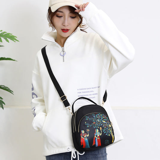 Women's Oxford Cloth Fashion Waterproof Nylon Mini Crossbody Bags