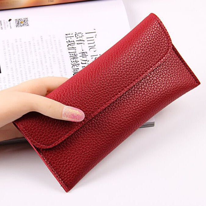 Women's Long Fashion Thin Simple With Slot Ladies Wallets