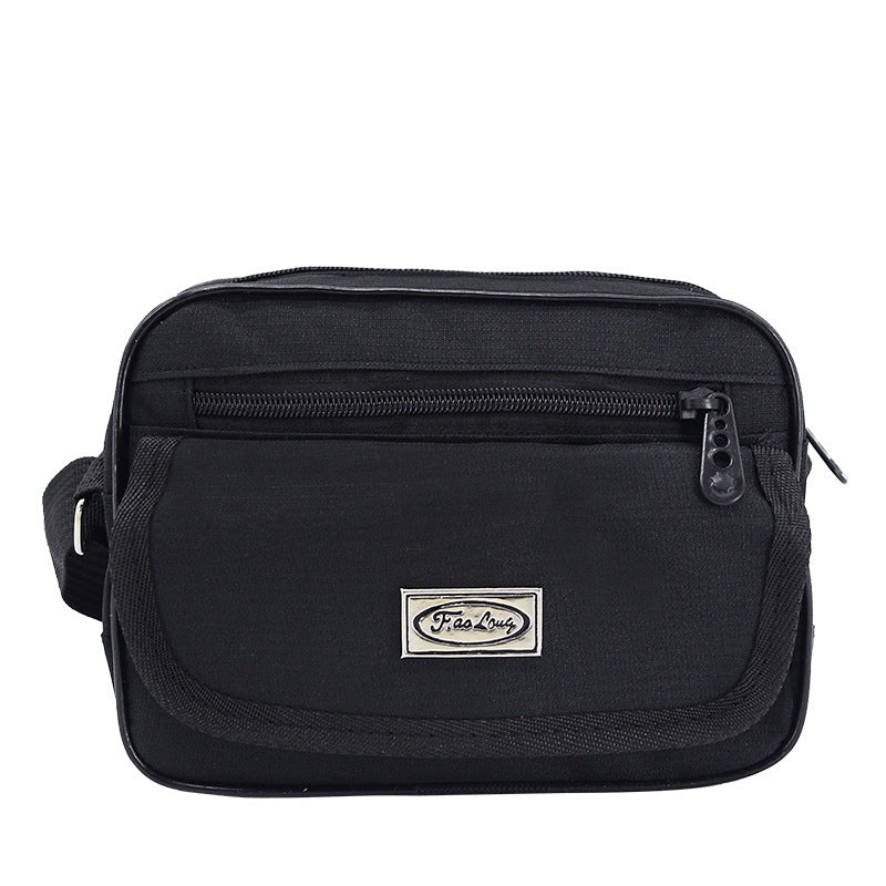 Women's & Men's & Cash Leisure Black Oxford Cloth Men's Waist Packs