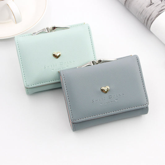 New Women's Korean Short Cartoon Cute Ladies Wallets