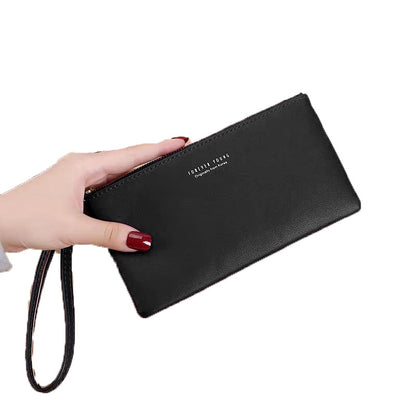 Women's Korean Style Zipper Long Large Capacity Ladies Wallets