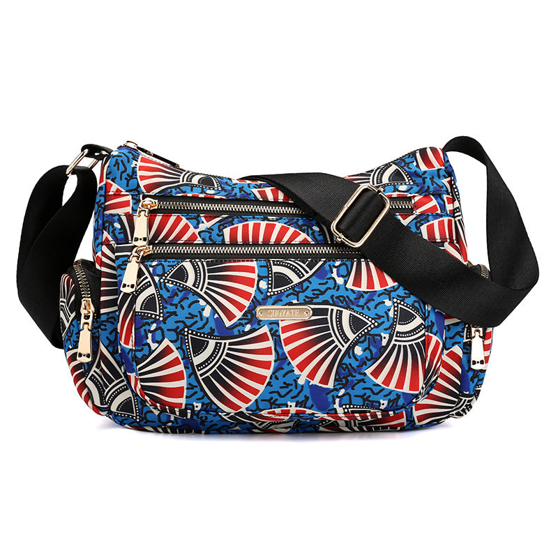 Women's Large Capacity Mummy Printing Dumpling Shopping Crossbody Bags