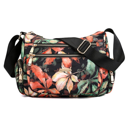 Women's Large Capacity Mummy Printing Dumpling Shopping Crossbody Bags