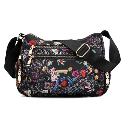 Women's Large Capacity Mummy Printing Dumpling Shopping Crossbody Bags