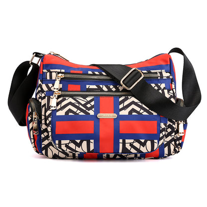 Women's Large Capacity Mummy Printing Dumpling Shopping Crossbody Bags