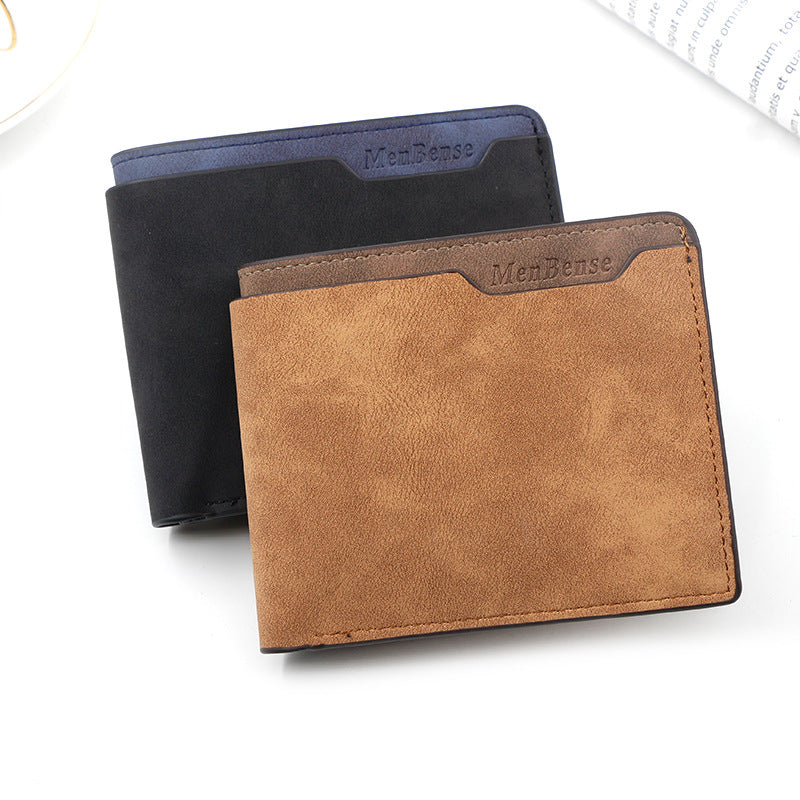 Men's Frosted Waterproof Short Fashion Leisure Men's Wallets