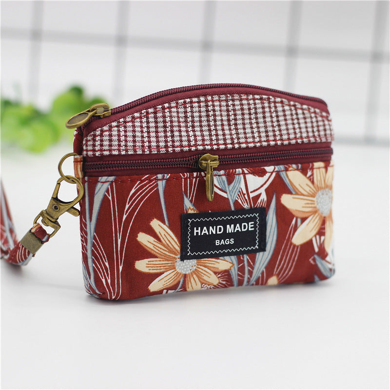 Women's Shopkeeper Dandelion Double Pull Hand Carrying Coin Purses