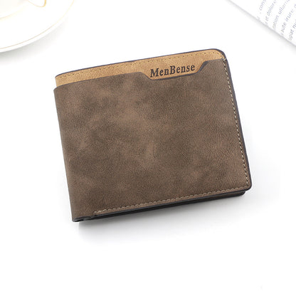 Men's Frosted Waterproof Short Fashion Leisure Men's Wallets