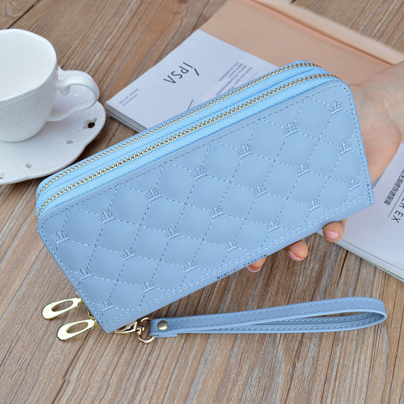 Women's Mother Clutch Large Capacity Layer Soft Leather Ladies Wallets