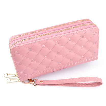 Women's Mother Clutch Large Capacity Layer Soft Leather Ladies Wallets