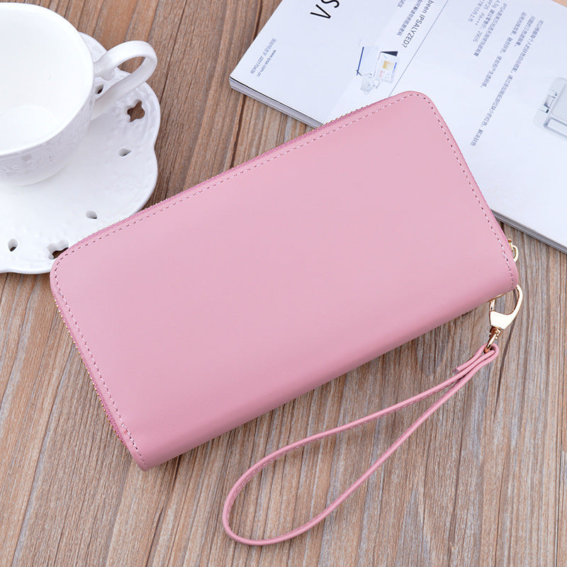 Women's Mother Clutch Large Capacity Layer Soft Leather Ladies Wallets