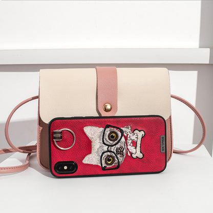 Women's Korean Mobile Personalized Pendant Fresh Crossbody Bags