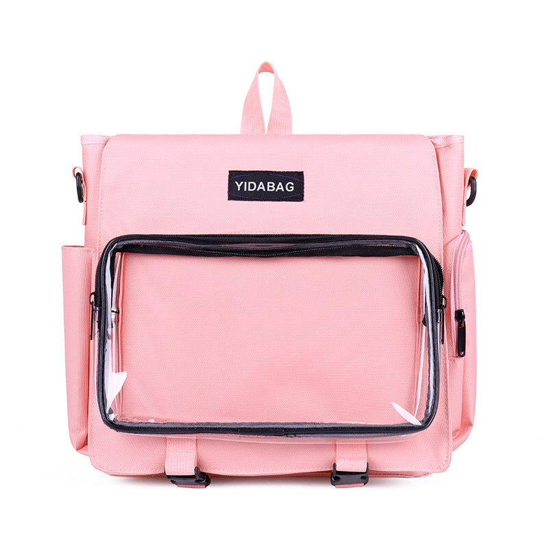 Women's Summer Fashion Transparent Trendy College Crossbody Bags