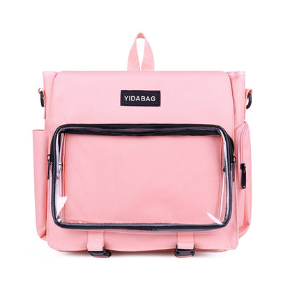 Women's Summer Fashion Transparent Trendy College Crossbody Bags