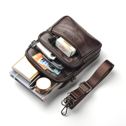 Pochette pour téléphone portable confortable et souple pour hommes Sacs messagers pour hommes