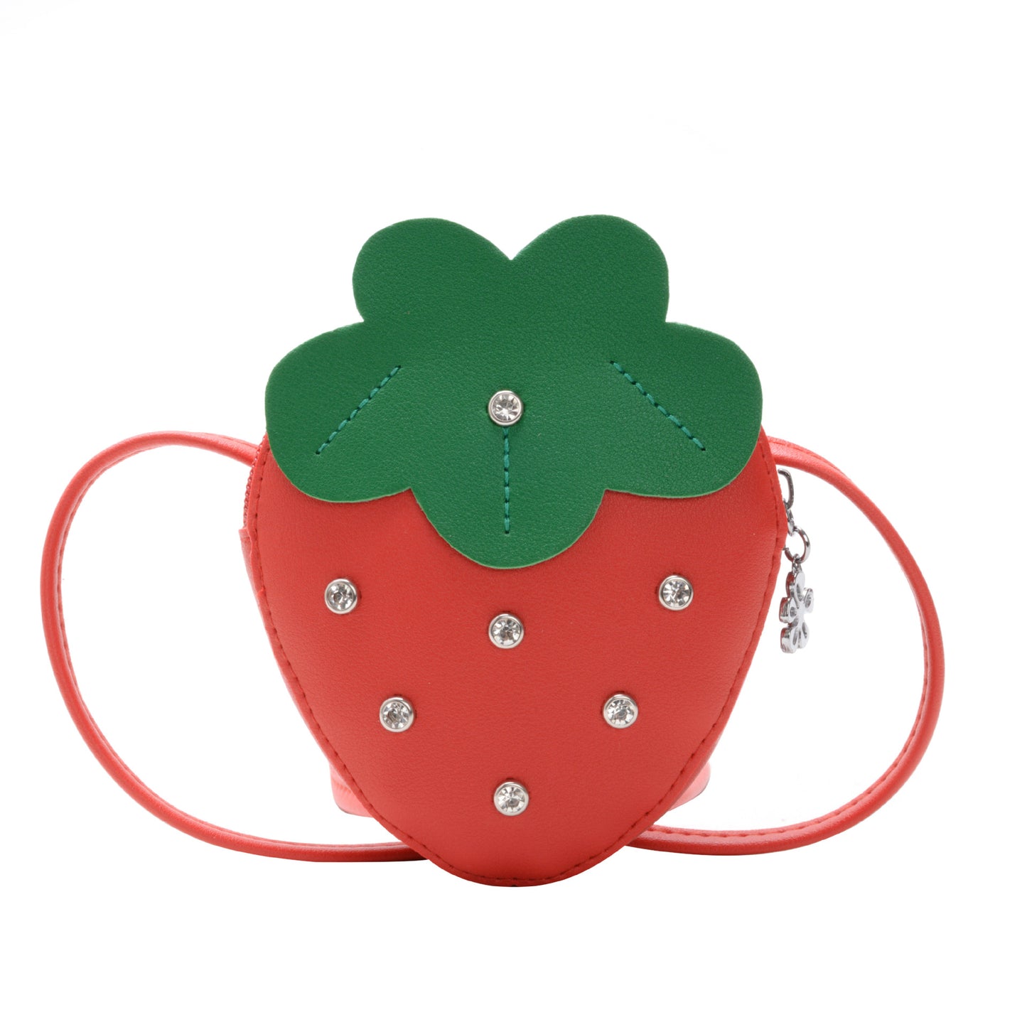 Pochette tendance pour enfants en forme de fraise, petits sacs à bandoulière tendance et mignons pour enfants