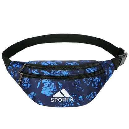 Women's & Men's & Exercise Oxford Cloth Waterproof Printed Men's Waist Packs