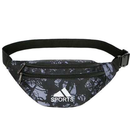 Women's & Men's & Exercise Oxford Cloth Waterproof Printed Men's Waist Packs