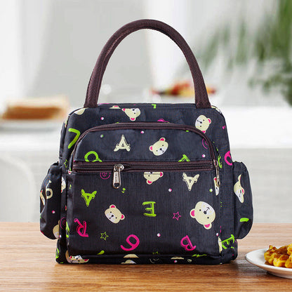 Women's Small Cloth Thickened Lunch Box Mother Handbags