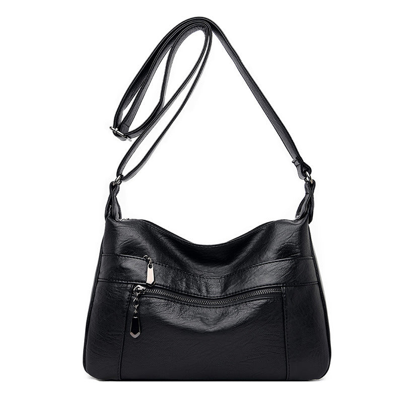 Women's Fashion Trendy Large Capacity Soft Leather Crossbody Bags