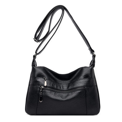 Women's Fashion Trendy Large Capacity Soft Leather Crossbody Bags