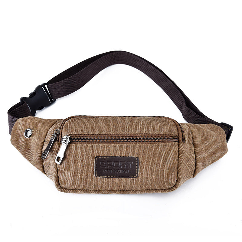 Women's & Men's For Canvas Inch Mobile Running Leisure Men's Waist Packs