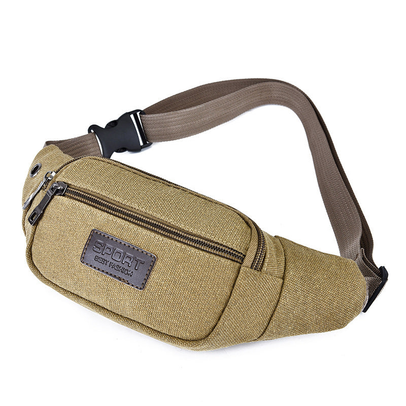 Women's & Men's For Canvas Inch Mobile Running Leisure Men's Waist Packs