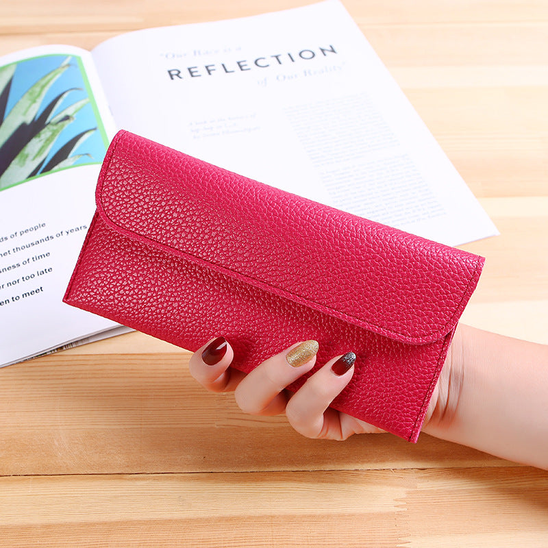 Women's Long Fashion Thin Simple With Slot Ladies Wallets