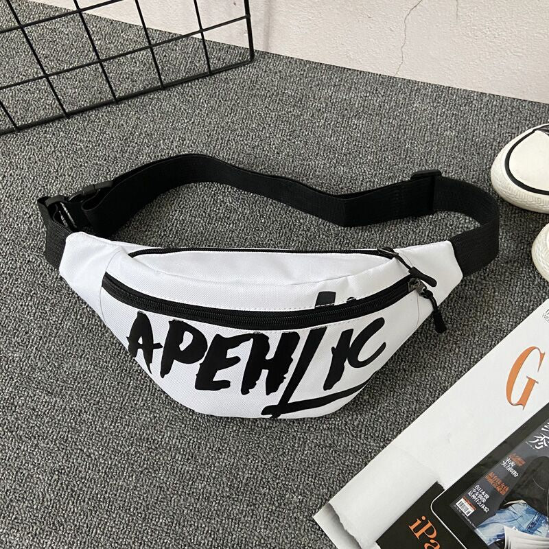 Women's & Men's & Versatile Korean Style Personalized Printed Men's Waist Packs