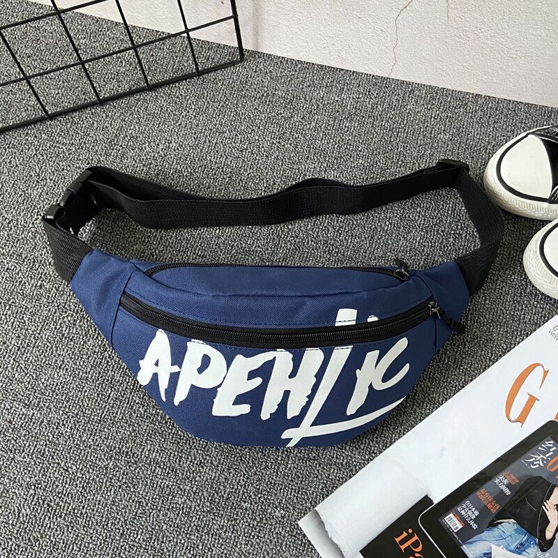 Women's & Men's & Versatile Korean Style Personalized Printed Men's Waist Packs