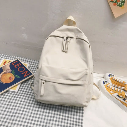 Women's Style Fashion Pure Color Simple Super Popular Backpacks