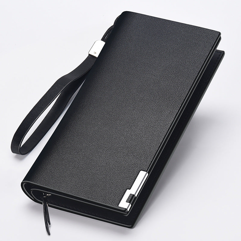 Men's Long Zipper Korean Style Business Clutch Ladies Wallets