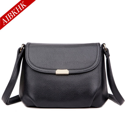 Women's Mother Trendy Simple Soft Leather Crossbody Bags