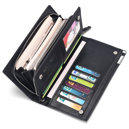 Men's Long Zipper Korean Style Business Clutch Ladies Wallets