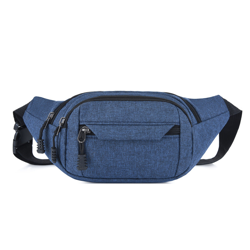 Sacs banane imperméables en tissu Oxford simple pour hommes et femmes et à la mode