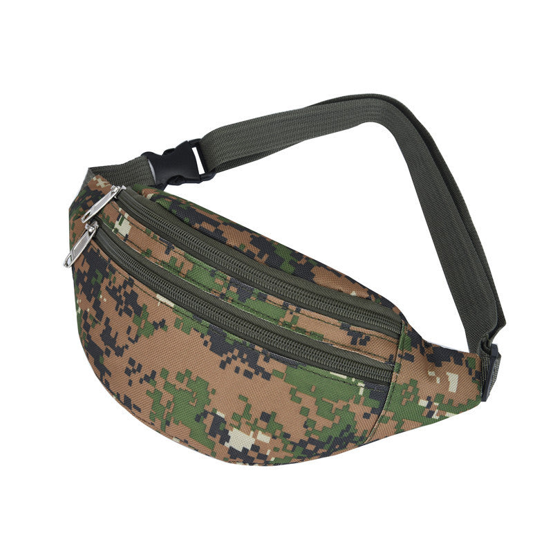 Women's & Men's & Camouflage Oxford Cloth Water-resistant Men's Waist Packs