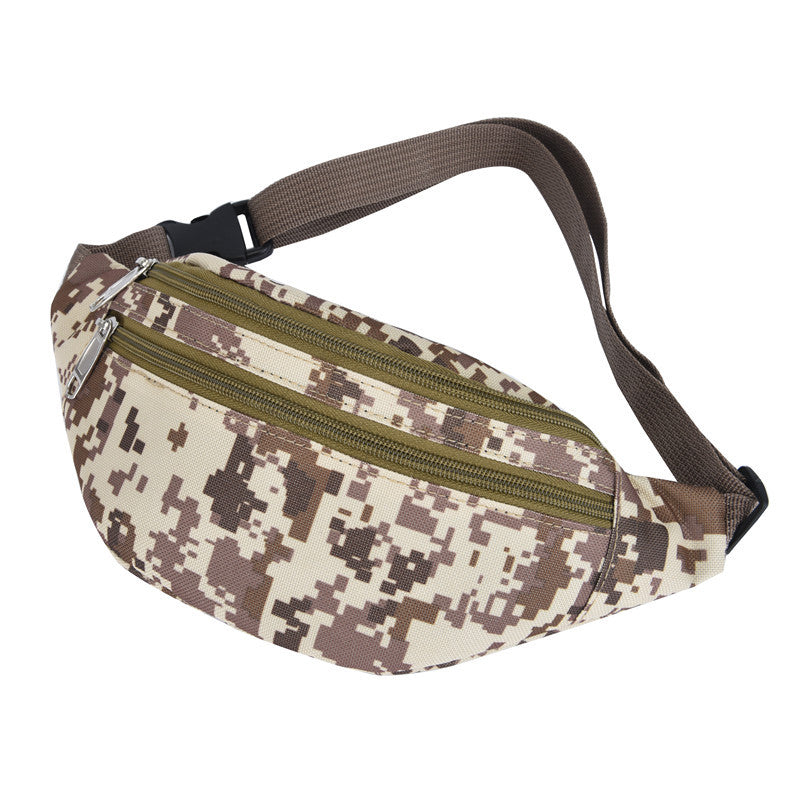 Women's & Men's & Camouflage Oxford Cloth Water-resistant Men's Waist Packs