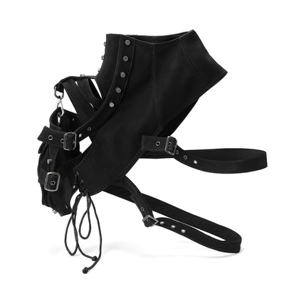 Women's Punk Style Leather Halloween Stage Performance Shoulder Bags