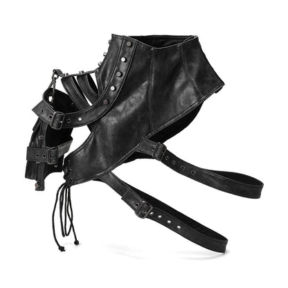 Women's Punk Style Leather Halloween Stage Performance Shoulder Bags