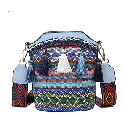 Women's Super Popular Ethnic Style Unique Tassel Shoulder Bags