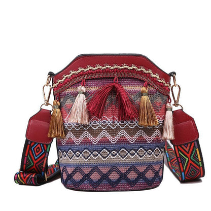 Women's Super Popular Ethnic Style Unique Tassel Shoulder Bags