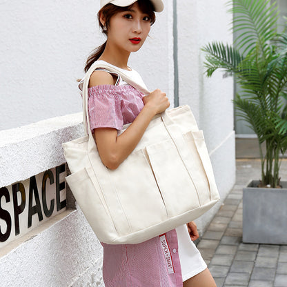 Women's Canvas Style Creative Beach Cloth Bags